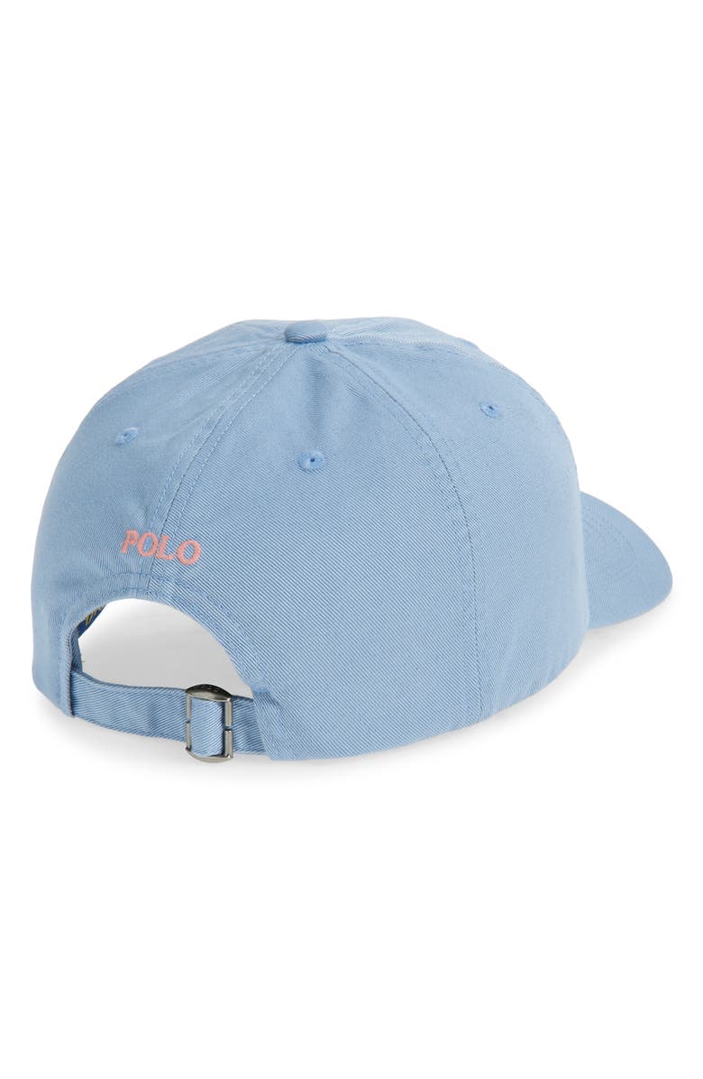 Polo Ralph Lauren Kids' Adjustable Cotton Chino Baseball Cap, Alternate, color, Vessel Blue