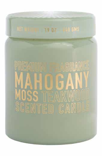 PORTOFINO CANDLES Mahogany Moss & Teakwood Apothecary Large Jar Candle