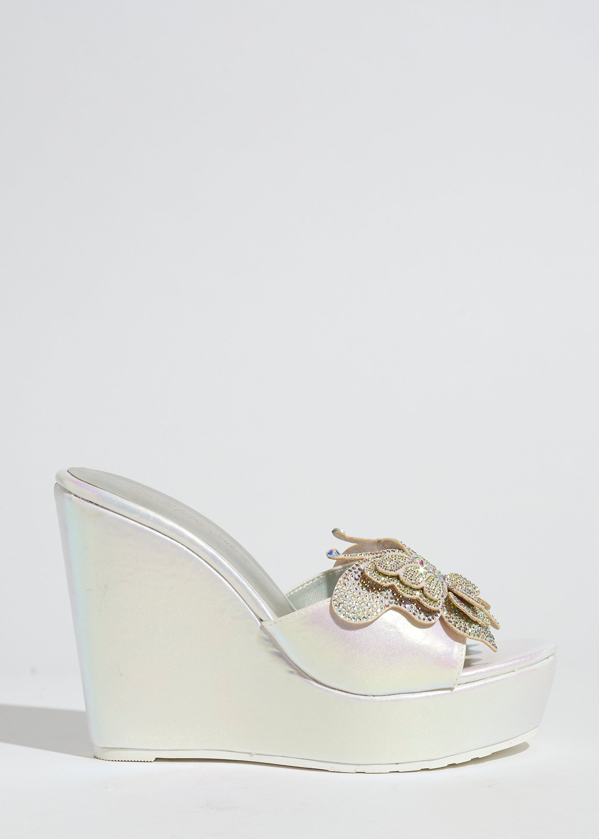 SPARKL MACKENZIE WEDGE, Alternate, color, White