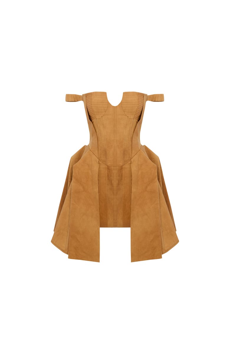 PCFG Corset Dress, Main, color, Orange