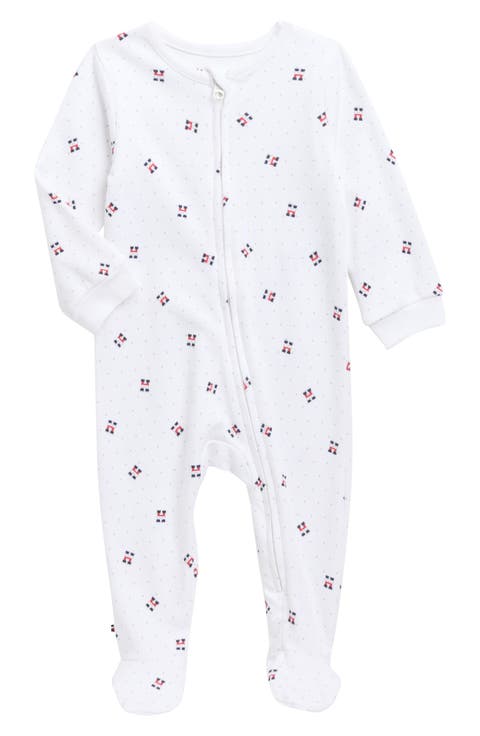 Allover Logo Footie (Baby)