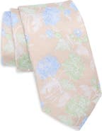 Nordstrom Marmor Floral Silk Jacquard Tie