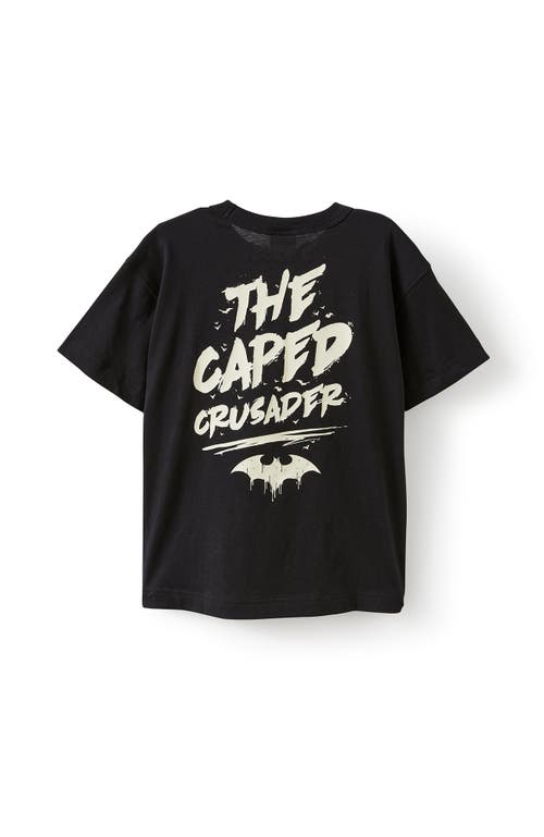 Cotton On Kids Kid's Licensed Drop Shoulder Short Sleeve Tee In Black