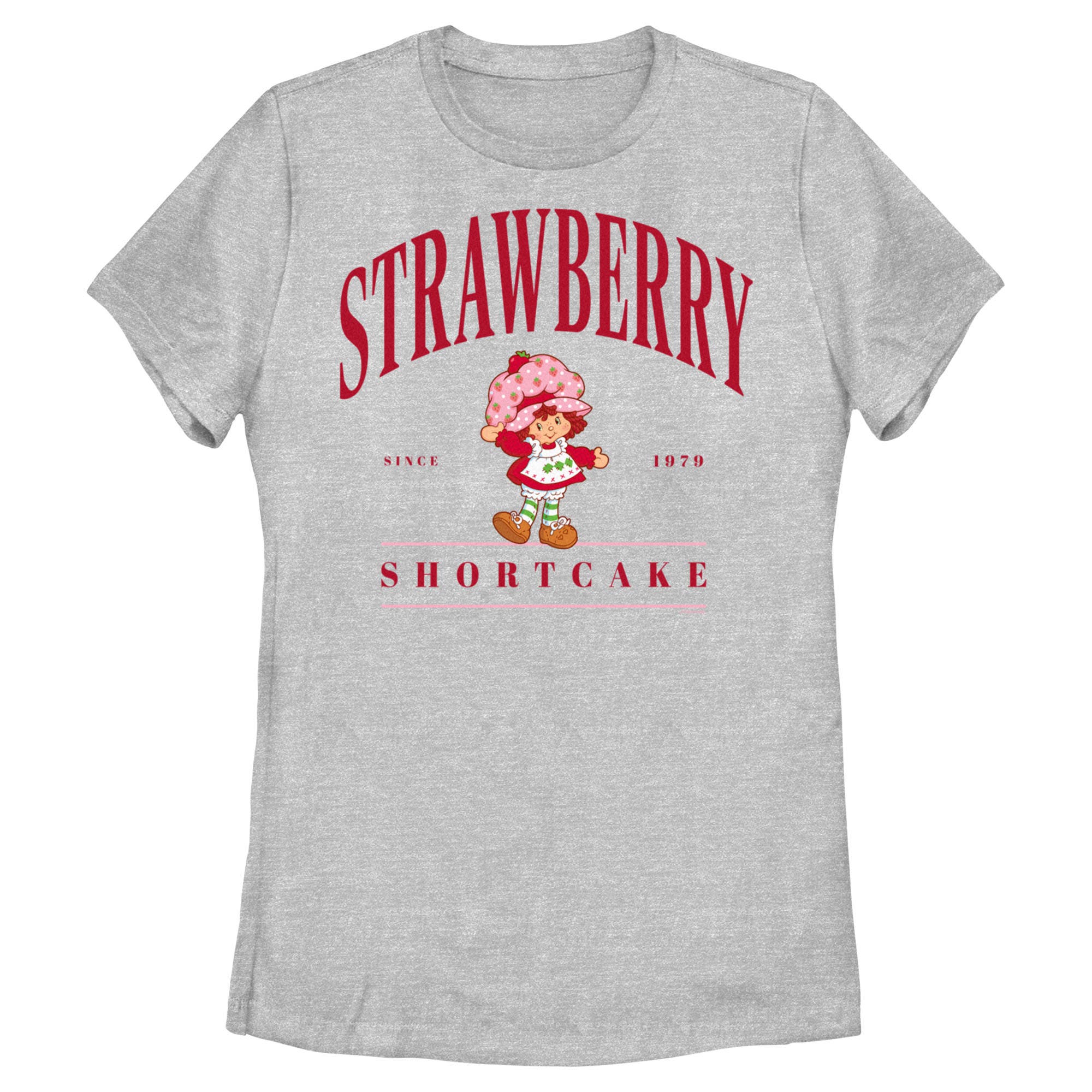 Women's Strawberry Shortcake School Berry  Graphic T-Shirt in Athletic Heather 