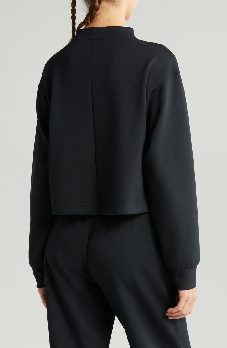 Zella Luxe Scuba Knit Sweatshirt, Alternate, color, 