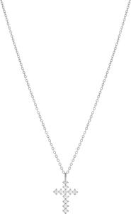 Bearfruit Jewelry 14k Gold Plated Wena Cross Necklace Statement Piece Everyday Wear