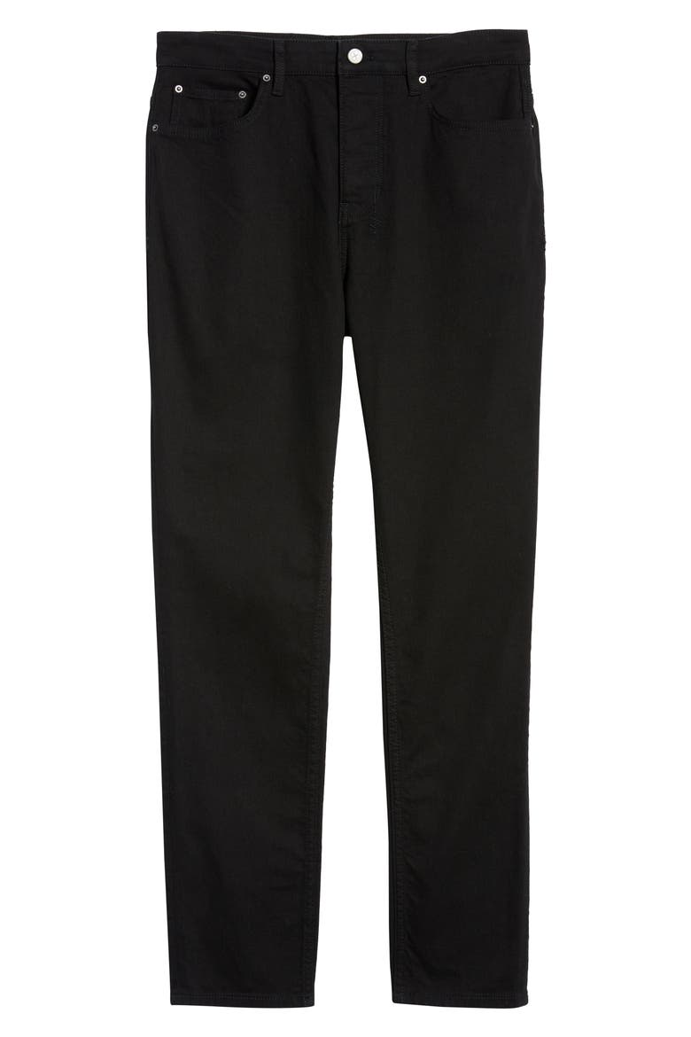 Wolf Gang Laid Back Straight Leg Jeans, Alternate, color, BLACK