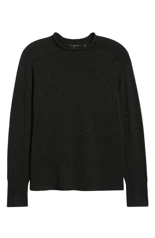 Kobi Halperin Lisa Metallic Sweater In Black