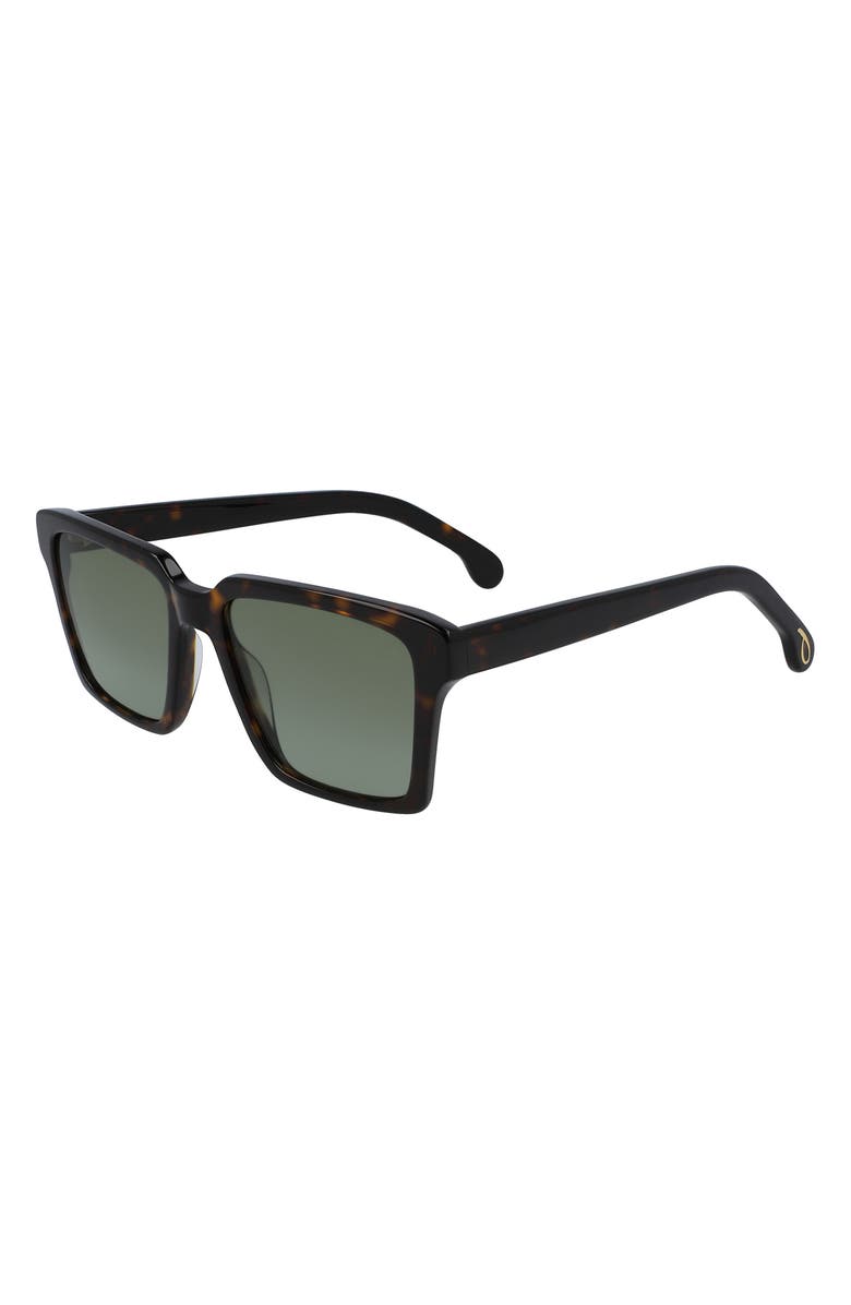 Paul Smith Austin 53mm Square Sunglasses, Main, color, Deep Tortoise