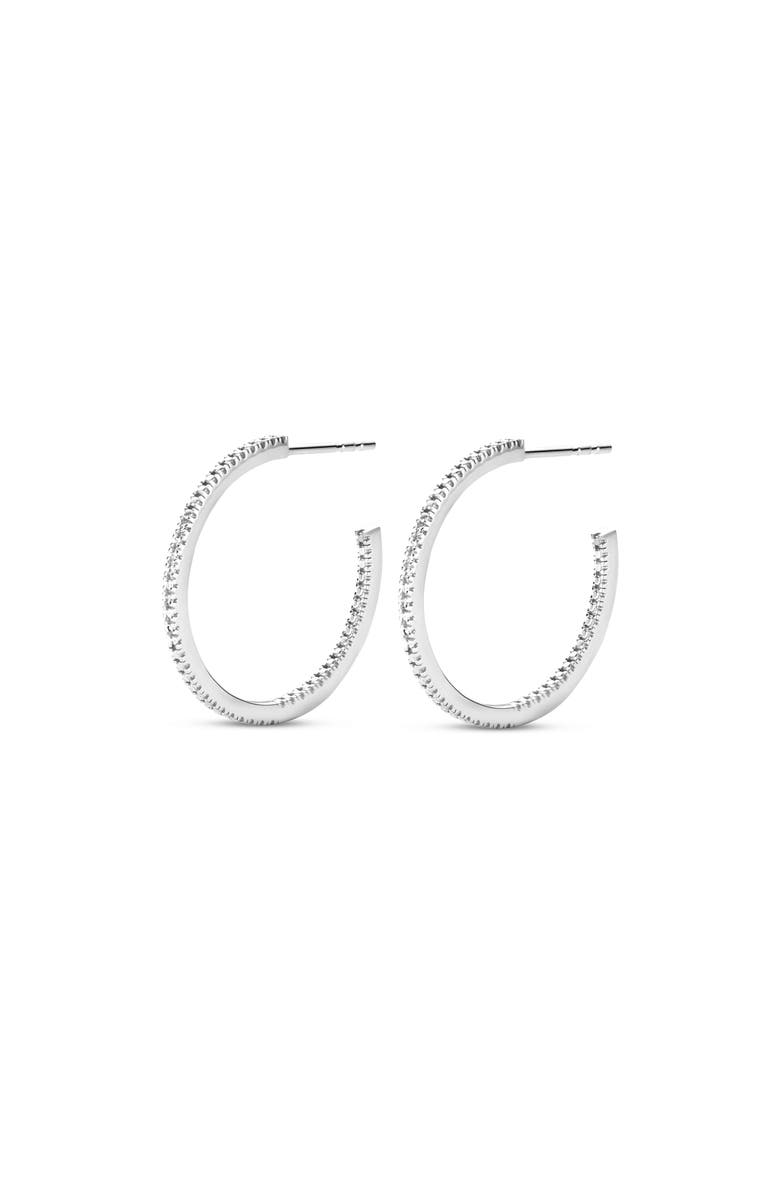 DPT Antwerp Ever Earrings, Main, color, White Rhodium