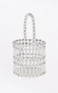 Miss Circle Faux Pearl Crystal Mini Handbag