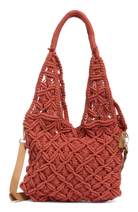 Large Macramé Tote Bag