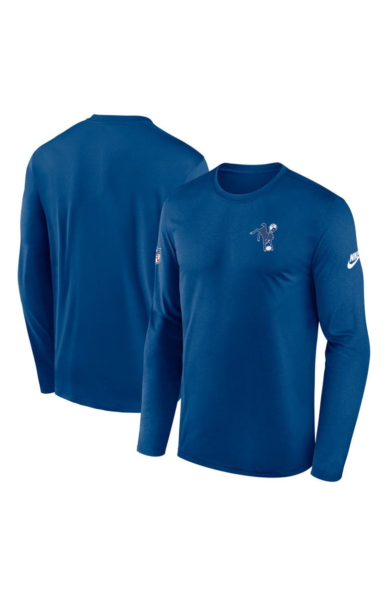 Nike Men's Nike Royal Indianapolis Colts Legend Small Logo Performance Long Sleeve T-Shirt, Main, color, Royal