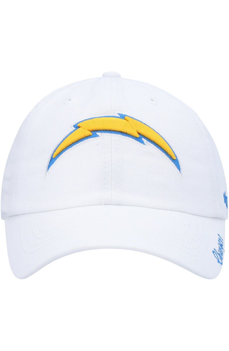 '47 Women's '47 White Los Angeles Chargers Miata Clean Up Logo Adjustable Hat, Alternate, color, White