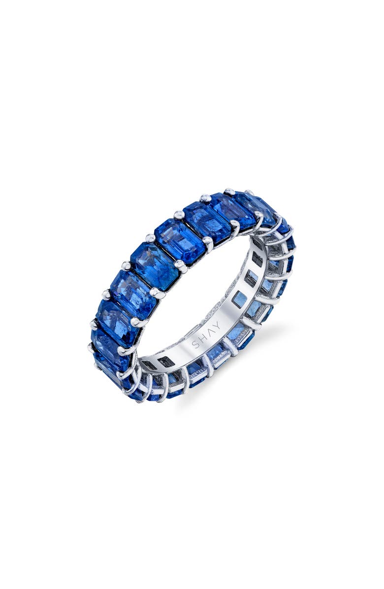 SHAY Blue Sapphire 18K Gold Eternity Ring, Main, color, 