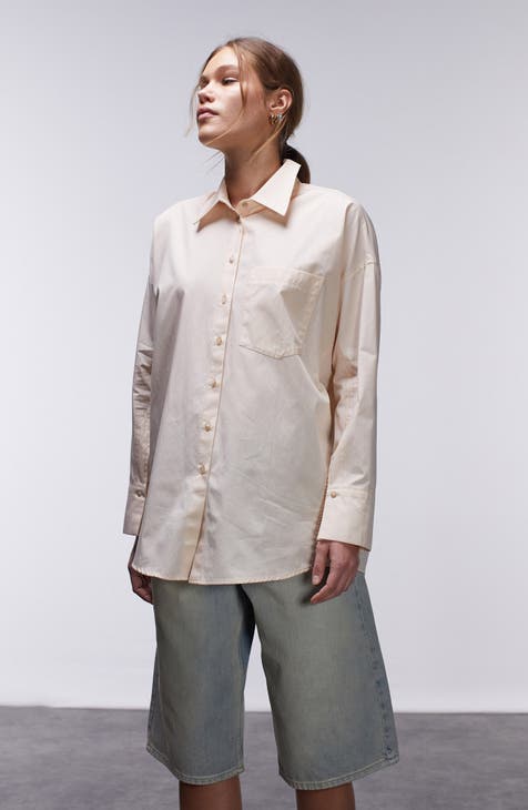 Oversize Cotton Poplin Shirt