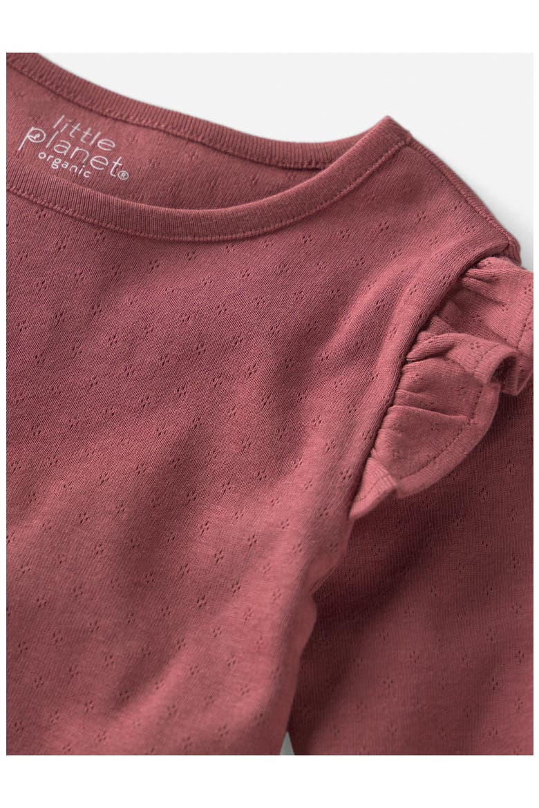 Kids' Set of 2 Assorted Knit Long Sleeve Organic Cotton Tops, Alternate, color, MAROON APPLE