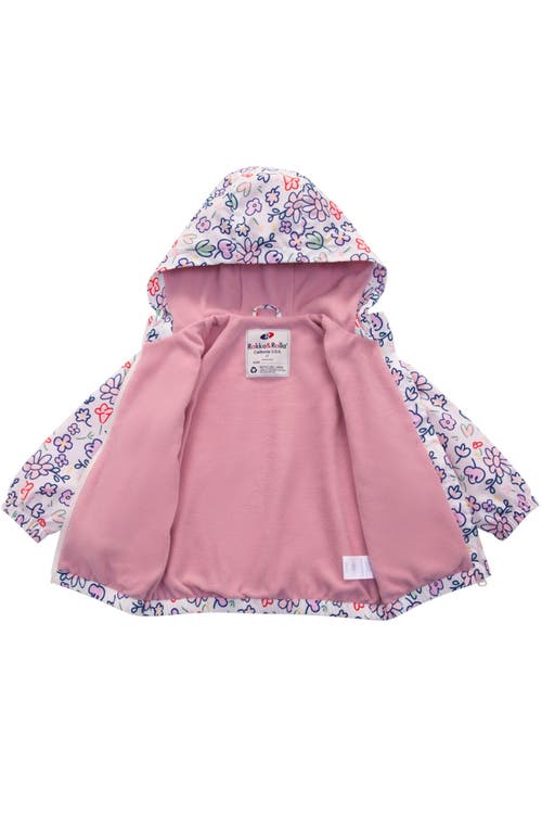 Rokka&rolla Toddler Lightweight Fleece Lined Jacket In Ivory