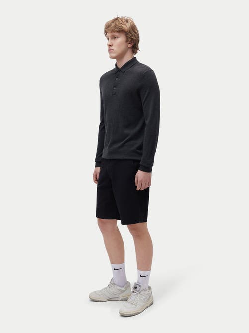 Gobi Mongolian Cashmere Cashmere Silk Polo In Gray