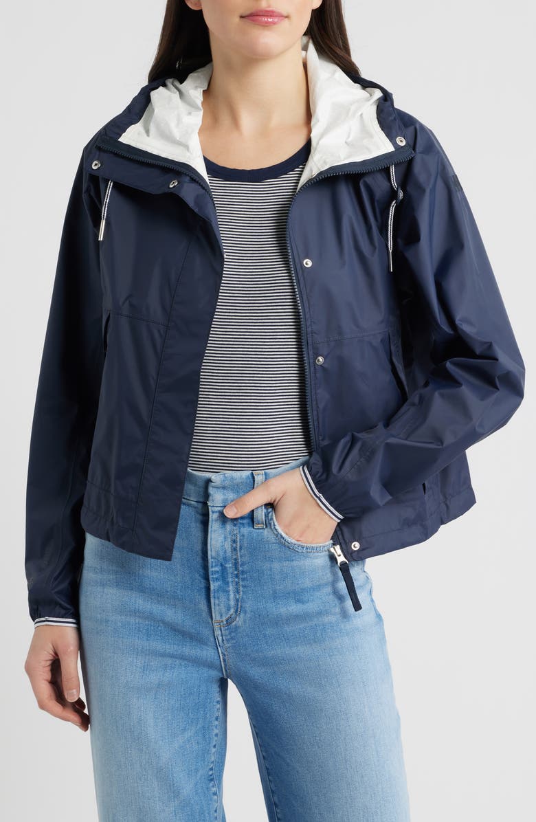 Helly Hansen Koster 2.5-Layer Waterproof/Windproof Rain Jacket, Alternate, color, Navy