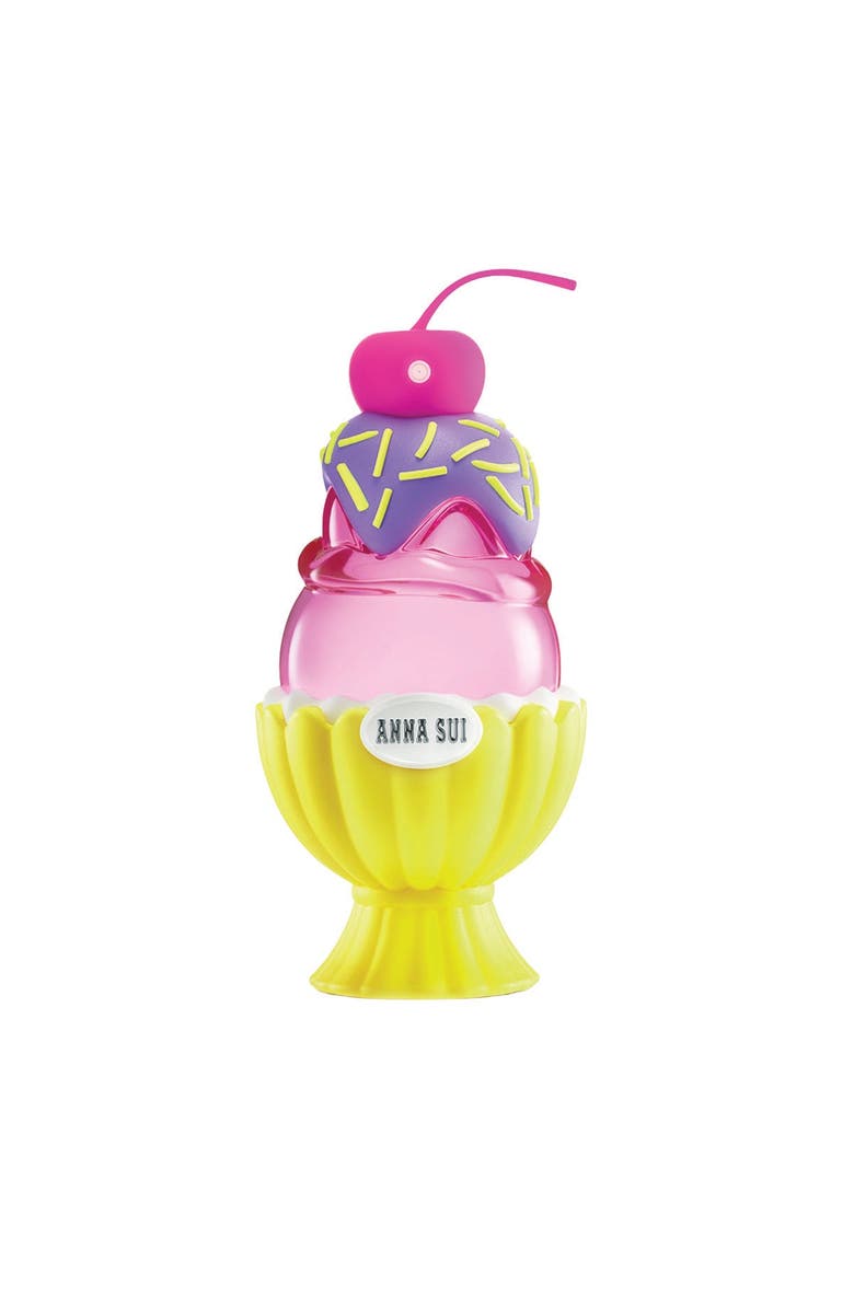 Anna Sui Sundae Neon Twist Eau de Toilette, 50ml, Main, color, Pink