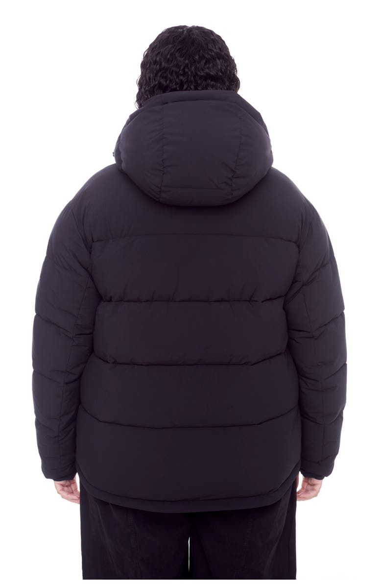 Alpine North FORILLON PLUS SIZE - Vegan Down Short Quilted Puffer Jacket, Alternate, color, Black