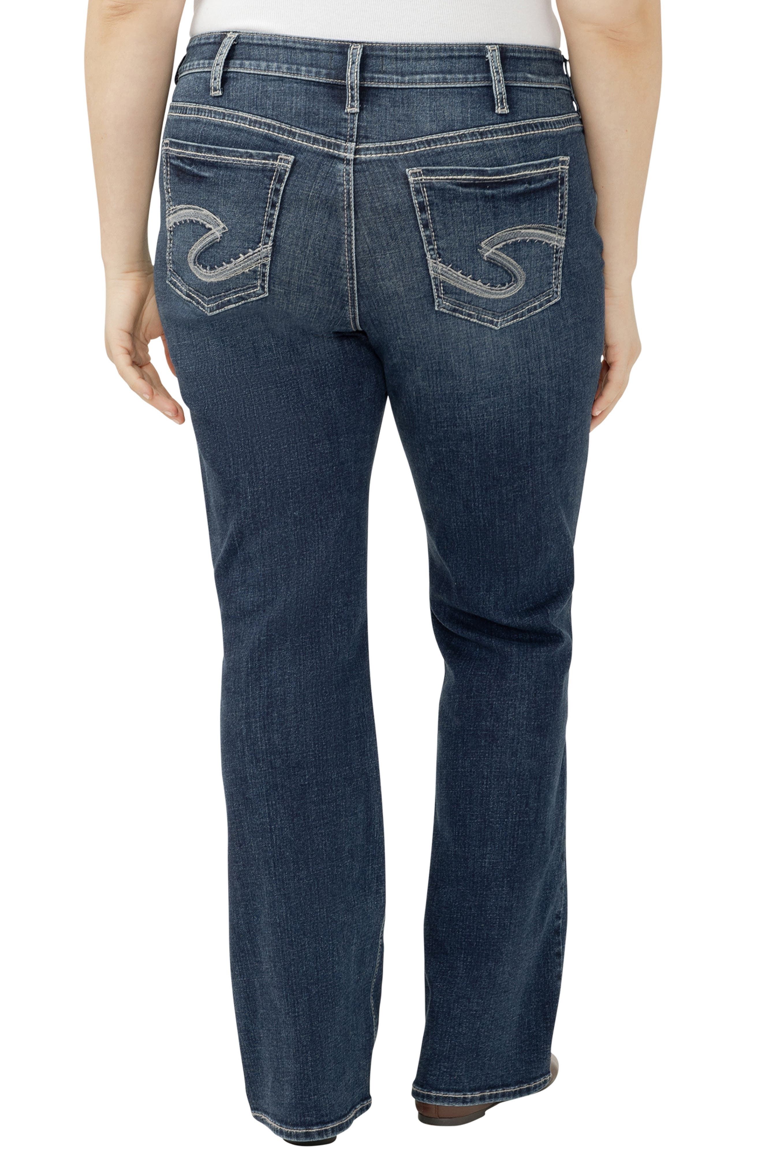 Suki Curvy Mid Rise Bootcut Jeans - image 2