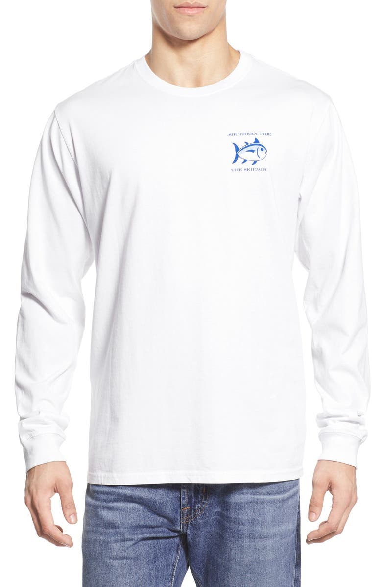 Southern Tide Skipjack Long Sleeve Graphic Tee, Alternate, color, 