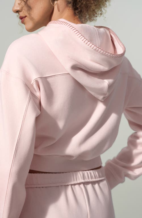 Lilysilk Seamflow Poise Pullover In Pink