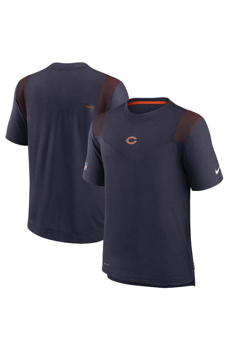 Nike Men's Nike Navy Chicago Bears Sideline Player UV Performance T-Shirt, Main, color, Navy