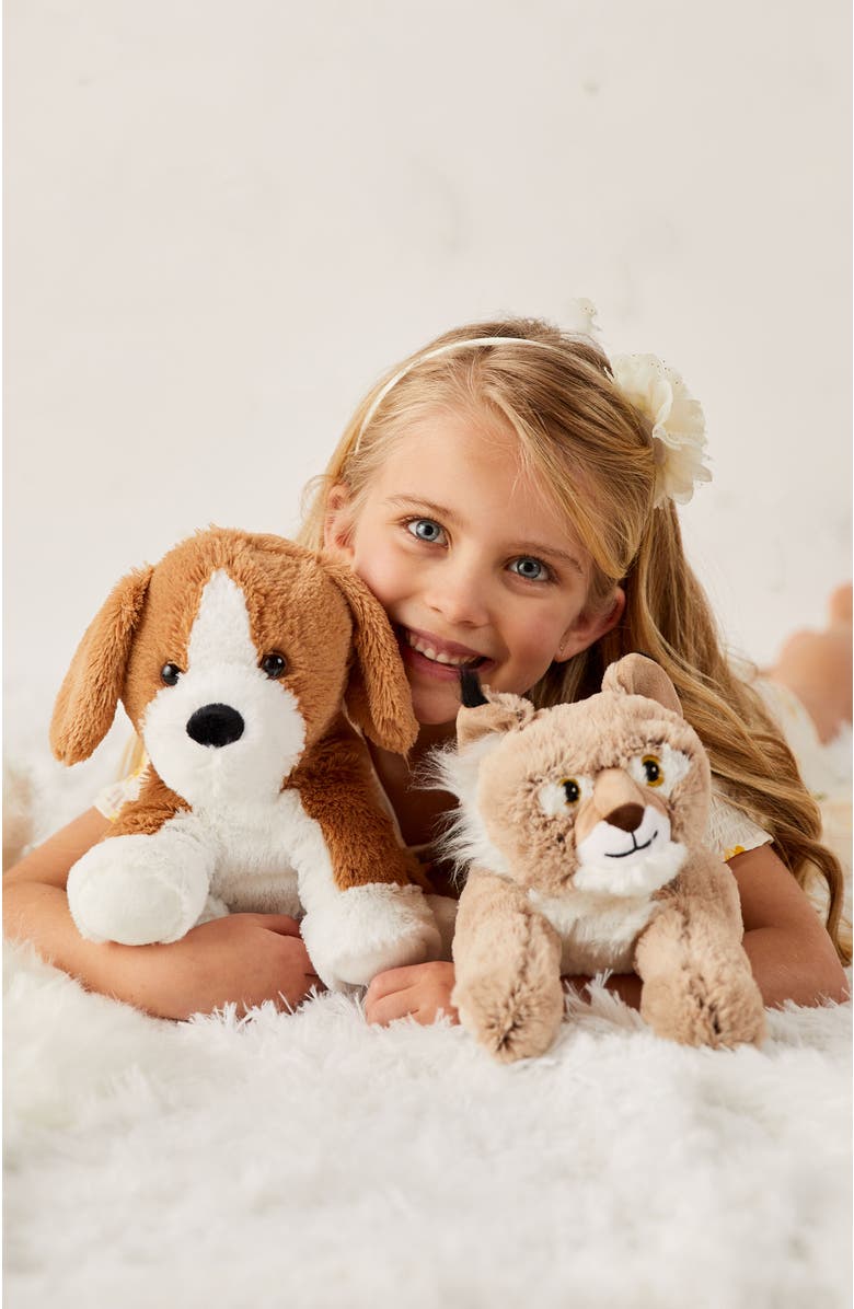 Warmies Bob Cat Plush Toy, Alternate, color, Light Brown