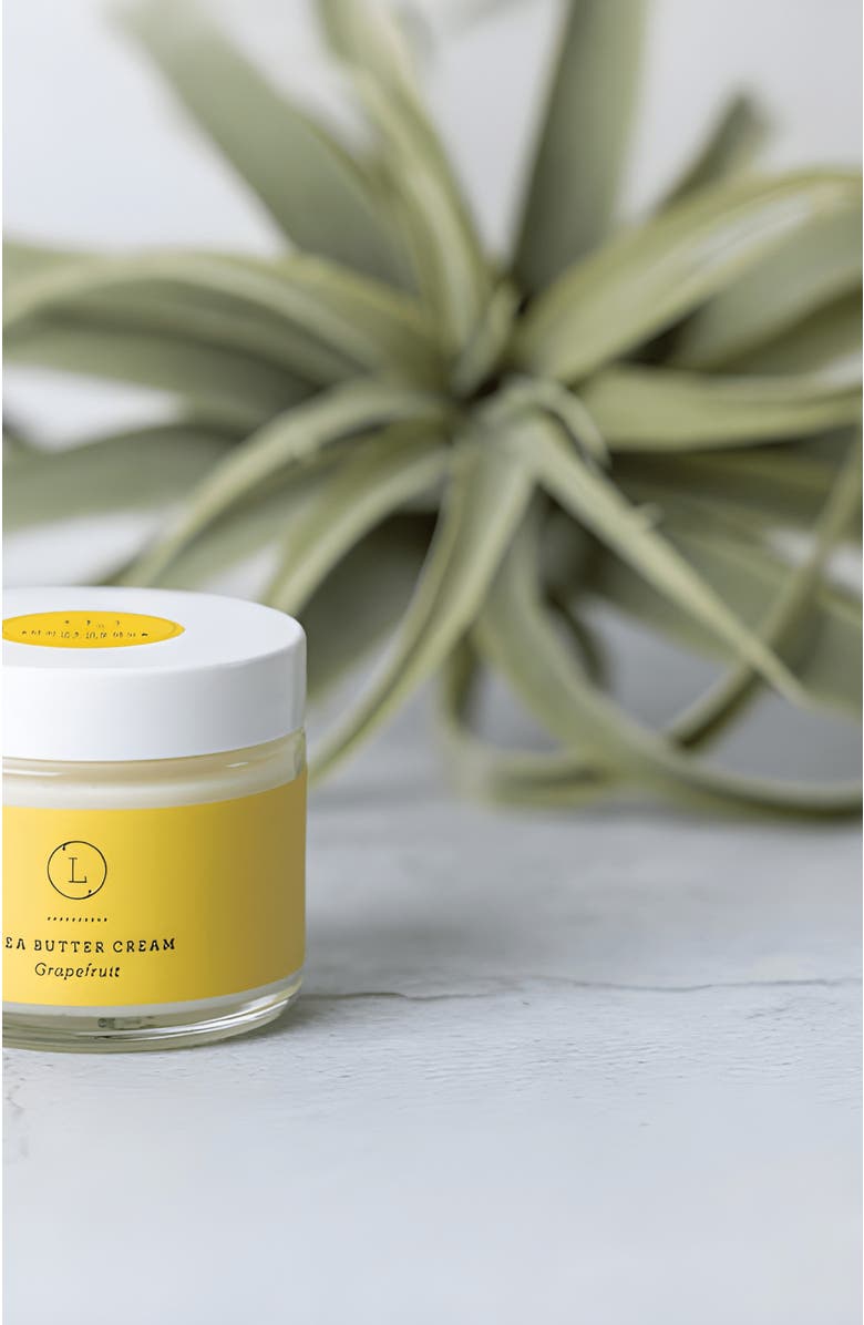 Lizush Grapefruit Shea Butter Body Cream & Body Lotion, Alternate, color, NO COLOR