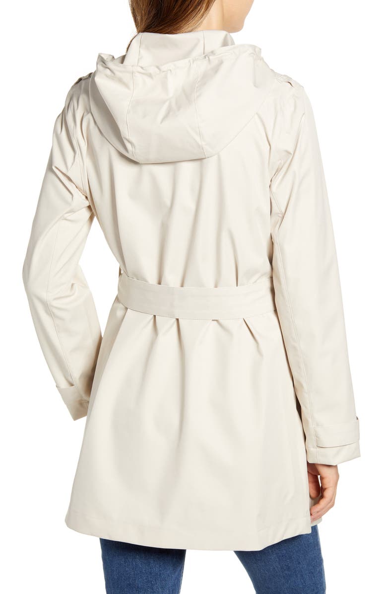Bernardo Hooded Trench Coat, Alternate, color, 