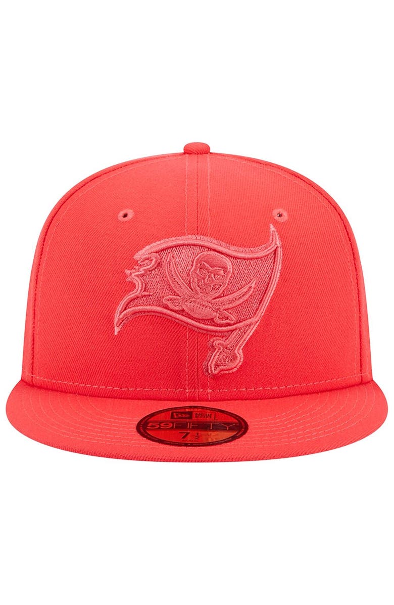 New Era Men's New Era Red Tampa Bay Buccaneers Color Pack Brights 59FIFTY Fitted Hat, Alternate, color, Red