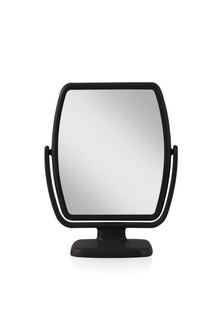 Geo Makeup Mirror with Magnification, Main, color, Black