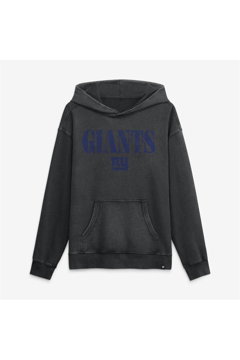 Men's Fanatics Black New York Giants Relaxed Intense Rivalry French Terry Hoodie, Alternate, color, Black