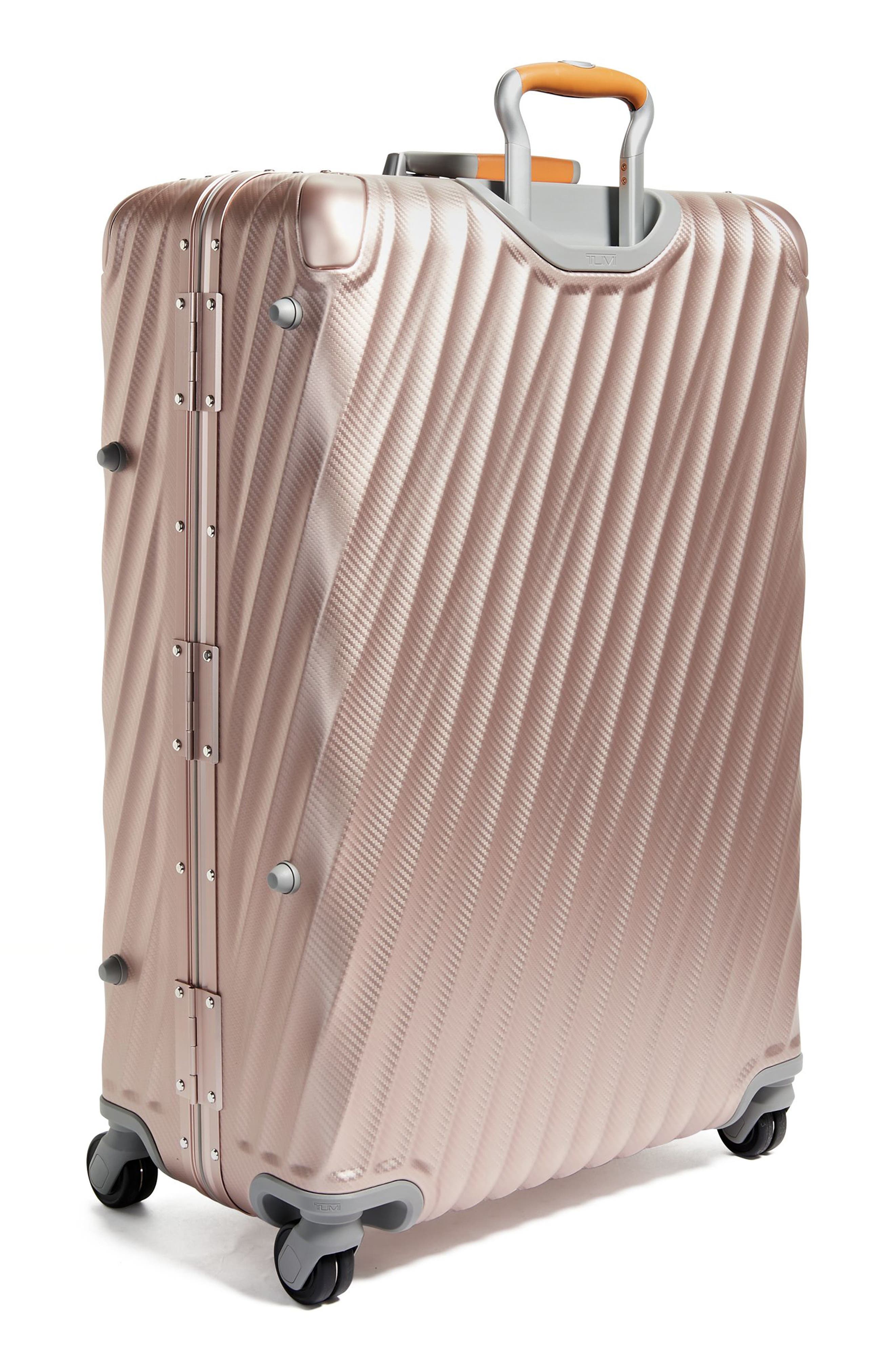 TUMI 19 Degree Aluminum 31-Inch Extended Trip Expandable Spinner Packing Case, Alternate, color, Texture Blush