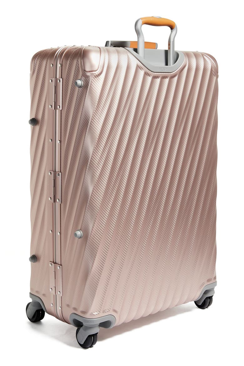 19 Degree Aluminum Large Checked Luggage, Alternate, color, TEXTURE BLUSH