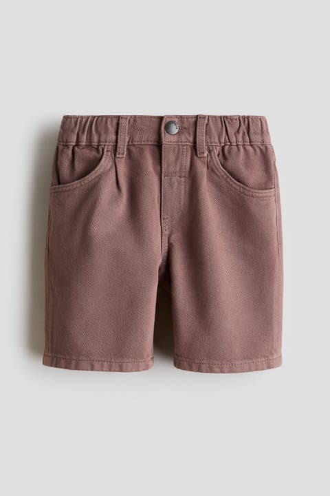 Knee-length Denim Shorts