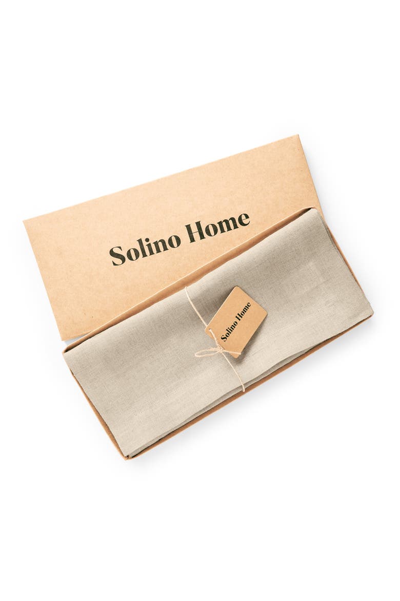 Linen Table Runner - Sonoma, Alternate, color, Flax