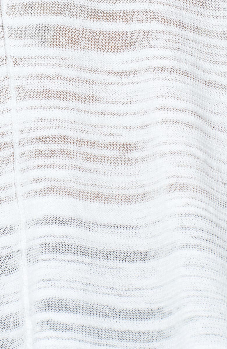 NIC+ZOE Open Breeze Linen Cotton Blend Sweater, Alternate, color,