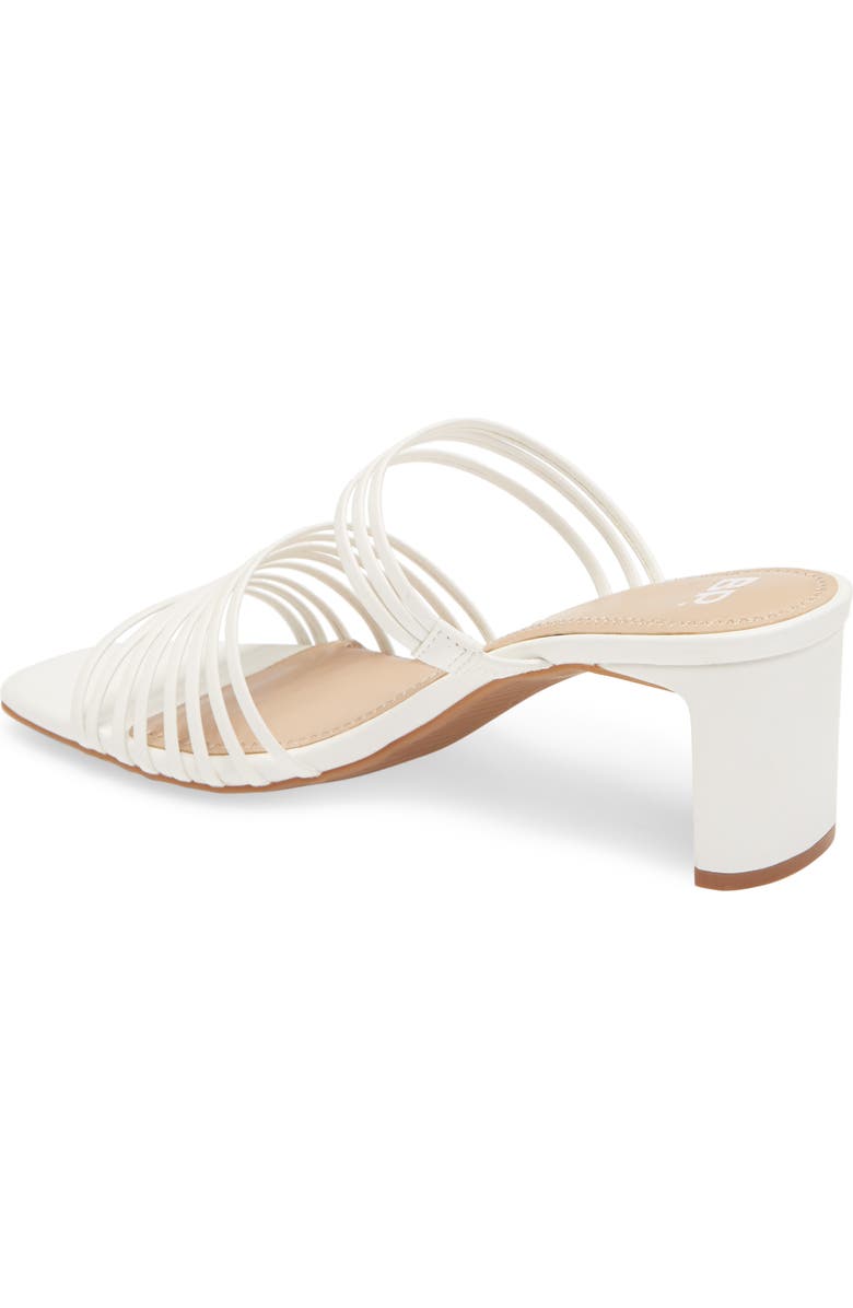 BP. Brittany Strappy Slide Sandal, Alternate, color, White Faux Leather