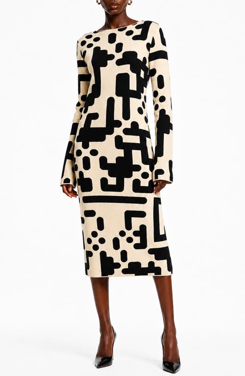 Boat Neck Sweater Dress
