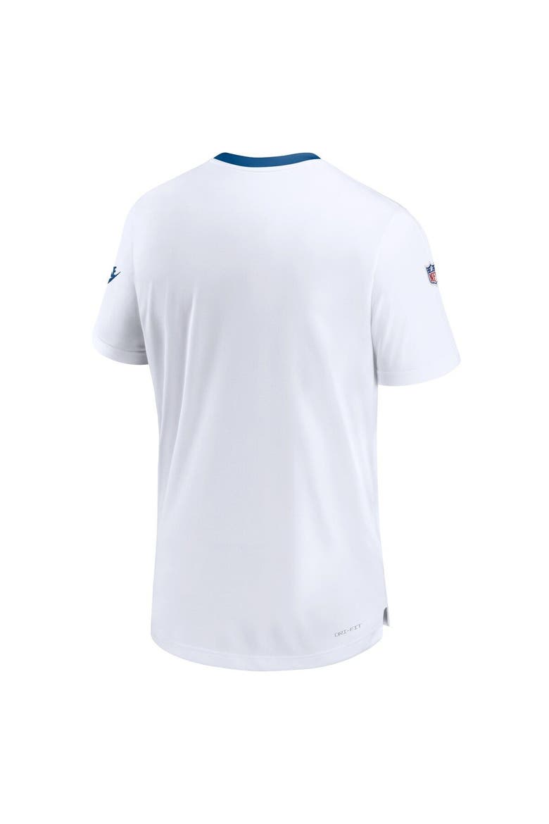 Men's Nike  White Indianapolis Colts Indiana Nights Alternate Coach Performance T-Shirt, Alternate, color, White