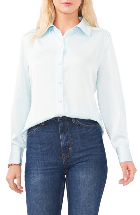 ヴィンスカムート Vince Camuto Tie Front Button Up Collared Blouse レディース シャツ トップス Ne Vince Camuto Collared Blouse with Wrist Tie Rich animal