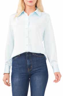 Vince Camuto Spread Collar Button-Up Shirt