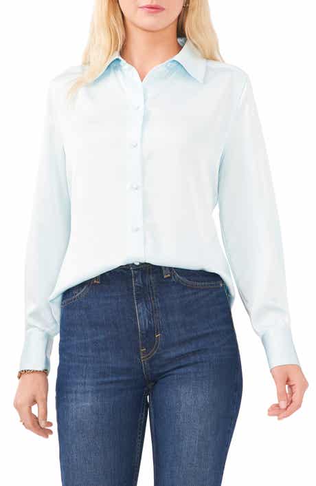 Vince Camuto Spread Collar Button-Up Shirt