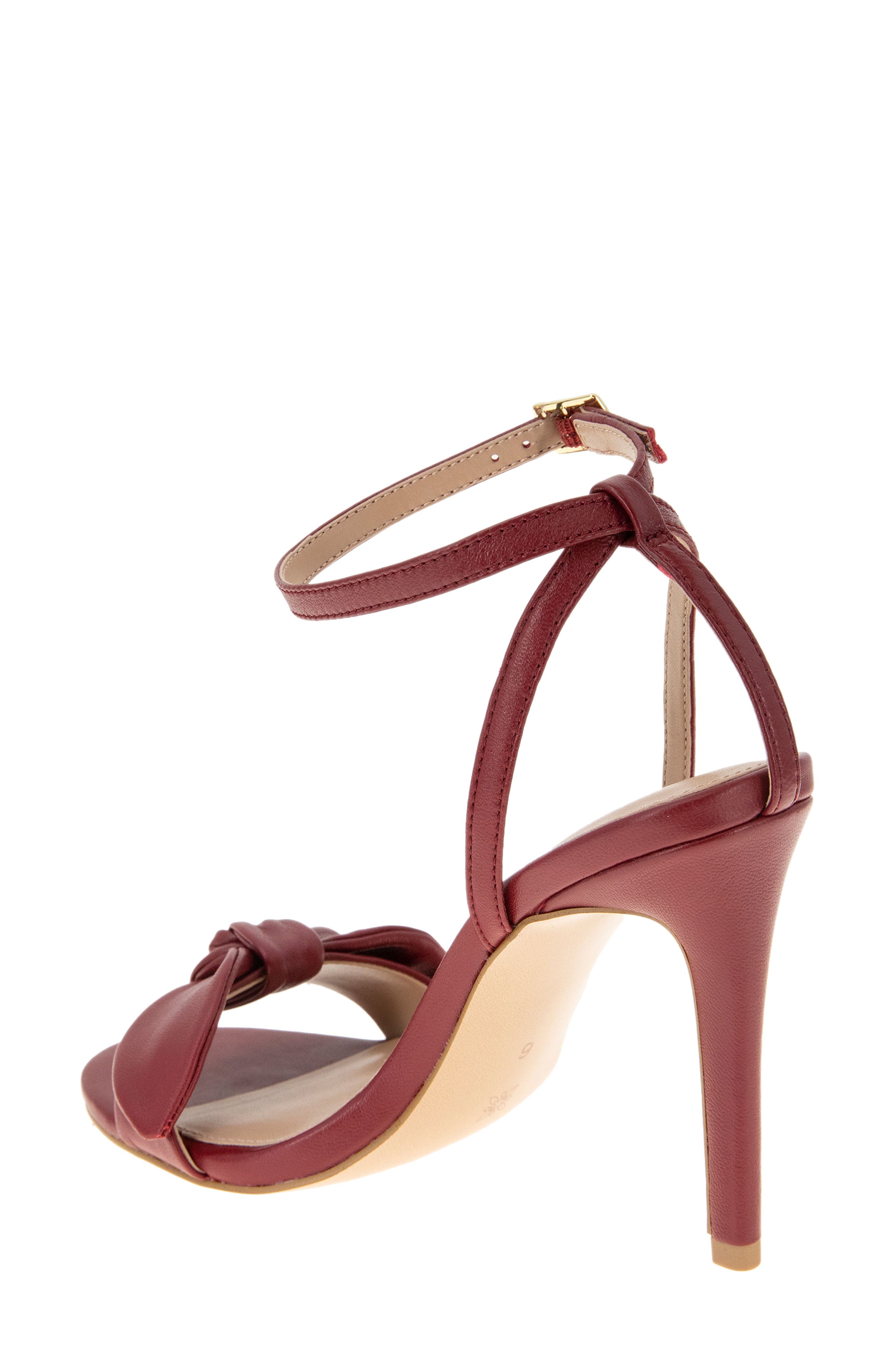 BCBGeneration Jamina Bow Sandal, Alternate, color, Rhubarb