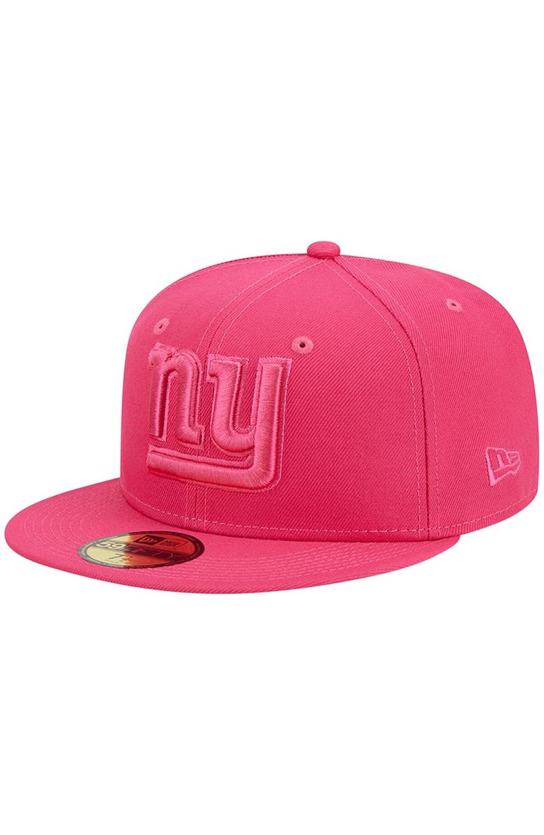 New Era Men's New Era Pink New York Giants Color Pack 59FIFTY Fitted Hat, Main, color,
