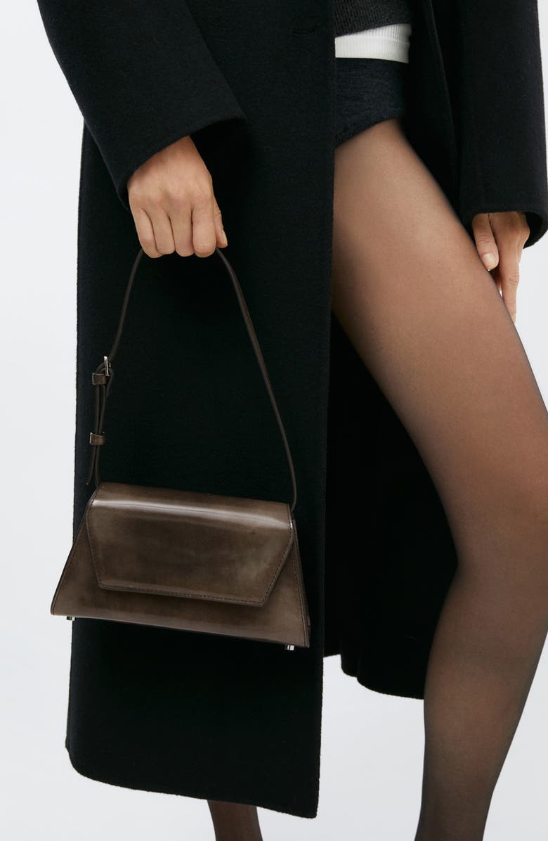 MANGO Patent Leather Bag, Alternate, color,